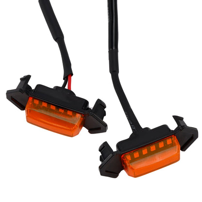 Kit luci LED per griglia anteriore Toyota Tacoma con lente gialla e luce ambra PT228-35170 2016-2023