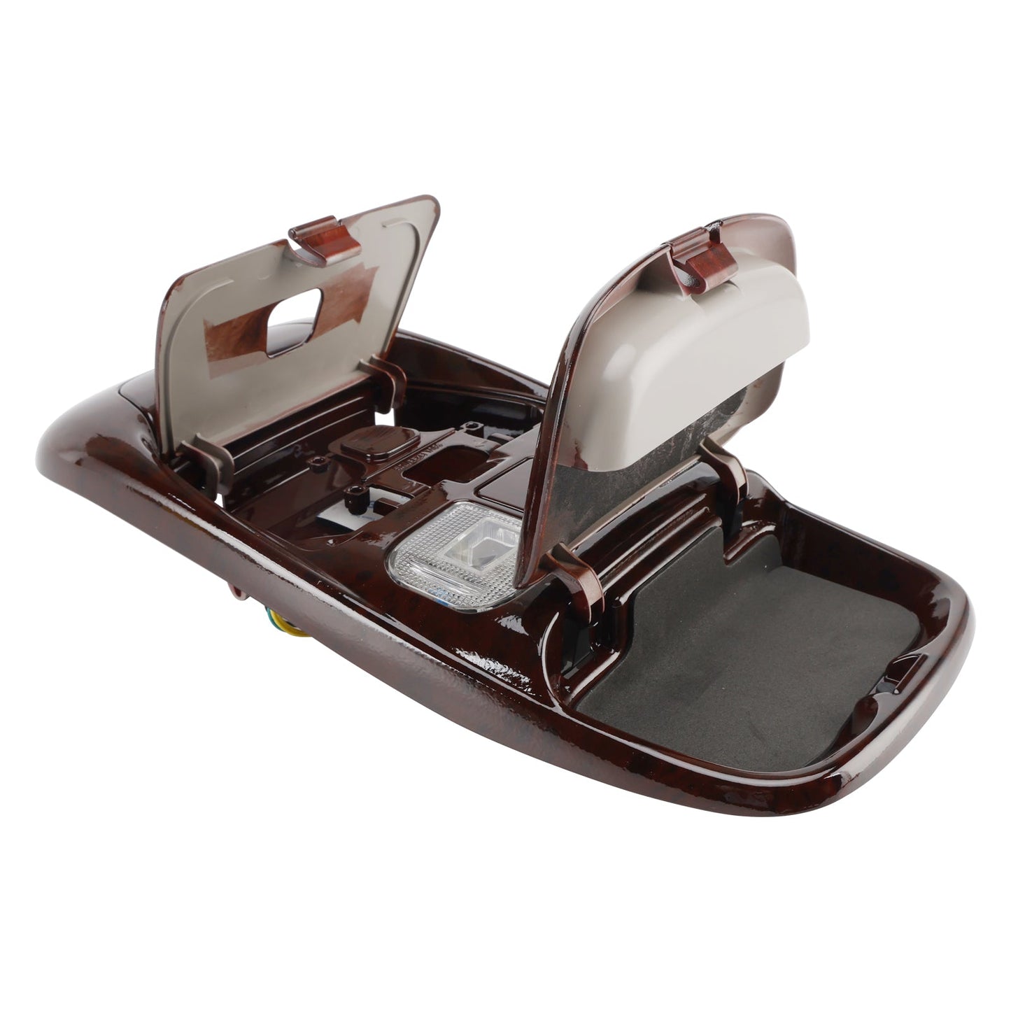 Console superiore anteriore a LED Dodge Ram 1500 1998-2001 in legno di pesca SN94TL2AA 5013618AA