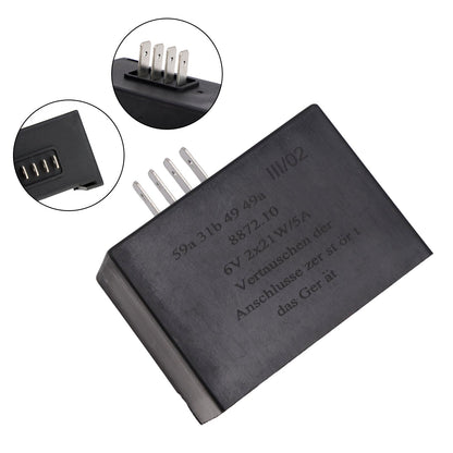 Relè lampeggiatore regolatore di tensione compatibile con Simson 6V 2X21W/5A RELAY S50 S51 S53 S80