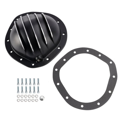 Copertura posteriore differenziale in alluminio nero a 12 bulloni GMC Jimmy 1/2 Ton Full-Size 1967-1981 YI217826T CE2862856IEC