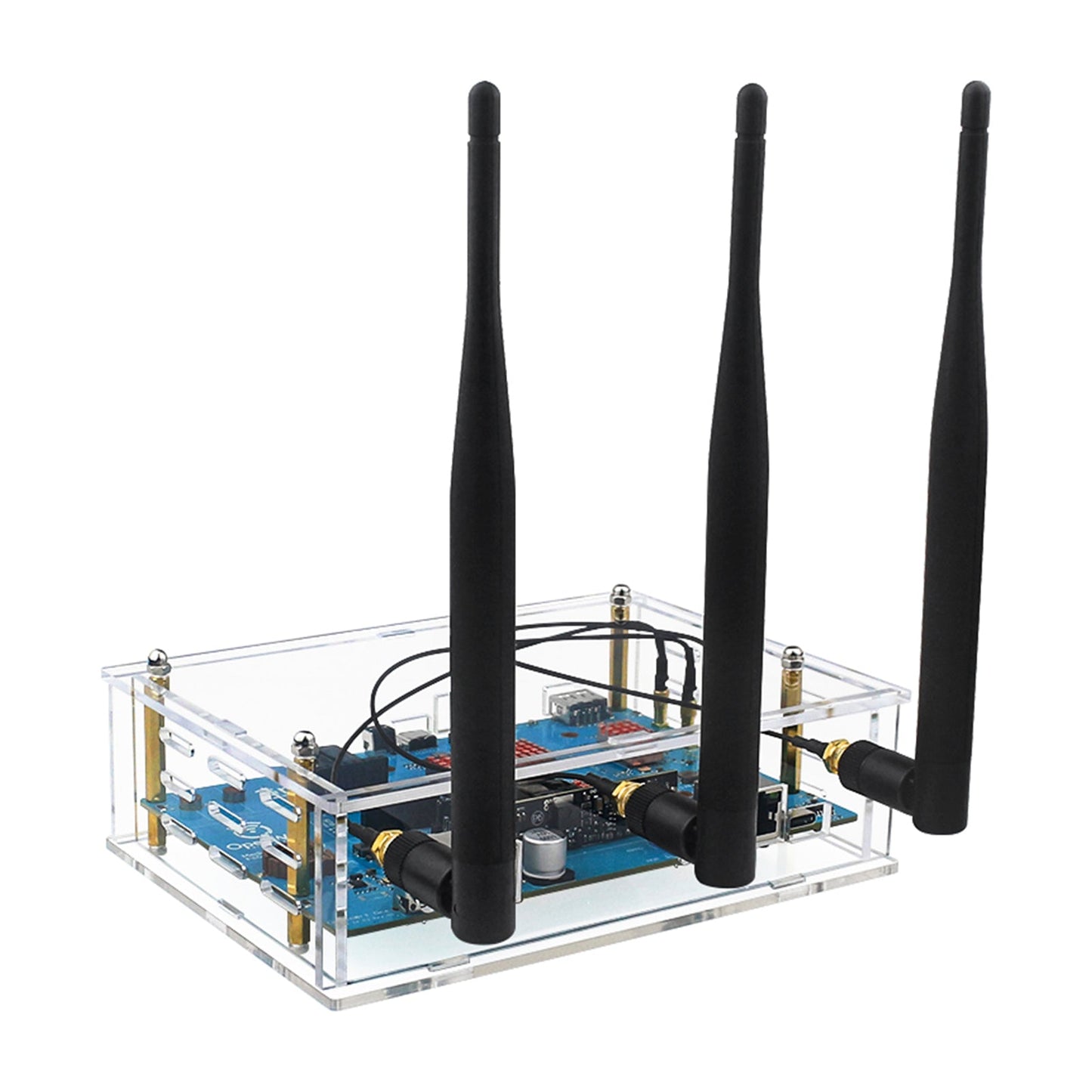 BananaPi Openwrtone Shell Guscio protettivo trasparente in acrilico Antenna esterna