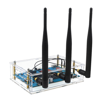BananaPi Openwrtone Shell Guscio protettivo trasparente in acrilico Antenna esterna