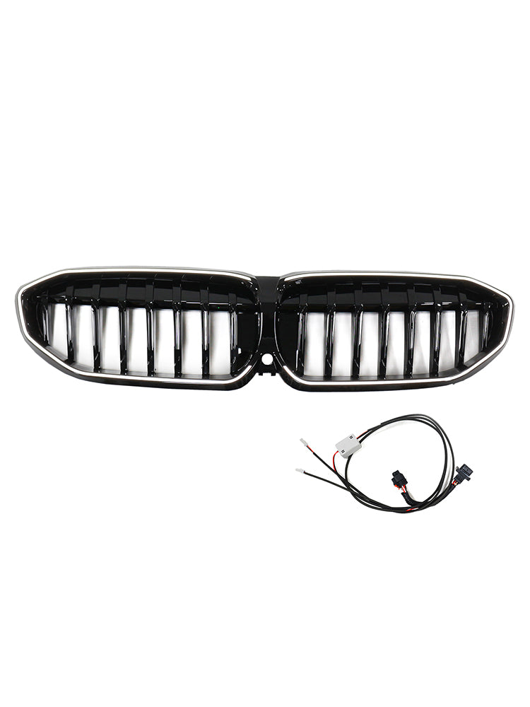 Griglia a rene nera lucida BMW Serie 3 G20 2019-2022 51138072085