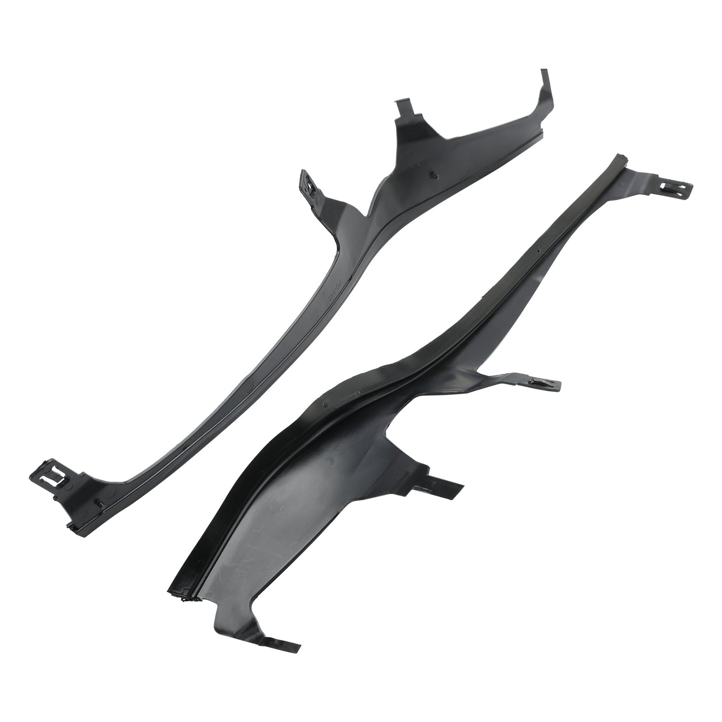 Coppia set di strisce di copertura faro superiore L+R per BMW 3 E46 COUPE CABRIO LCI