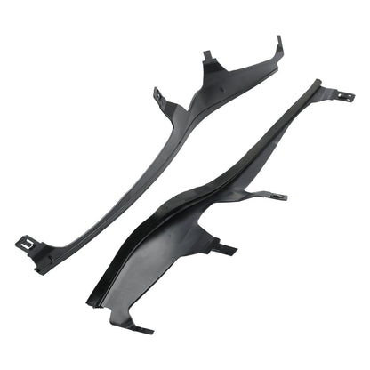 Coppia set di strisce di copertura faro superiore L+R per BMW 3 E46 COUPE CABRIO LCI