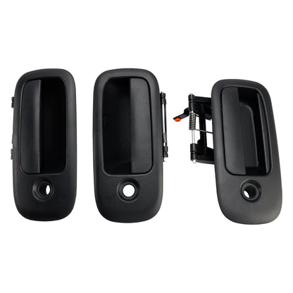 Set di 3 maniglie per porte esterne anteriori per Chevrolet Express 1500 2500 1996-2009
