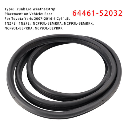 Guarnizione del cofano del bagagliaio, sportello del vano bagagli 64461-52032 per Toyota Yaris