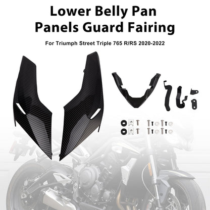 Pannelli inferiori di protezione della carenatura per Street Triple 765 R/RS 2020-2022