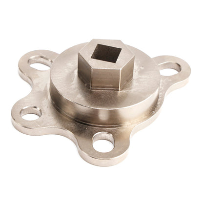 Strumento adattatore per la rotazione del motore per tornitura dell'albero motore per motori Chevy Ford V8