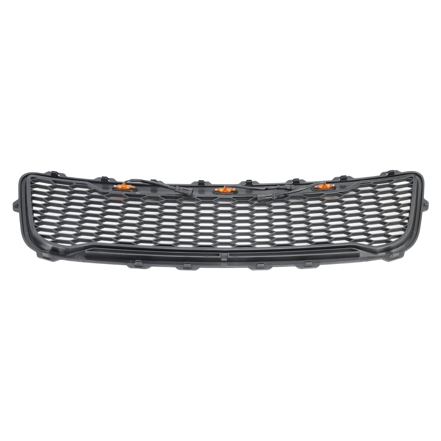 1999-2003 Ford F150 Griglia per paraurti anteriore a nido d'ape nera opaca con LED