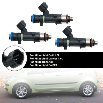 3 pezzi Iniettore carburante EAT320 Adatto per Mitsubishi Colt 1.3L Lancer 1.6L ASX 1465A331