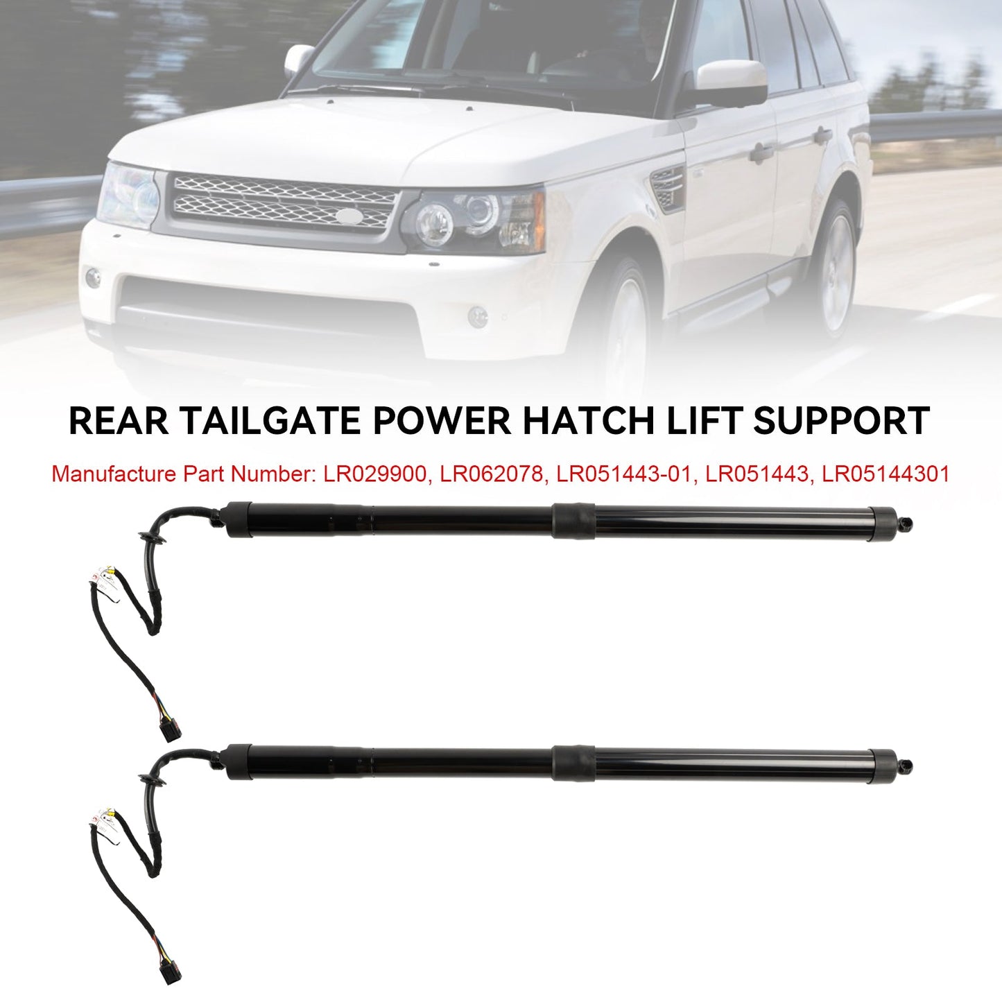 2010-2013 Range Rover Sport L320 2PCS Molla a gas per portellone posteriore elettrico LR051443