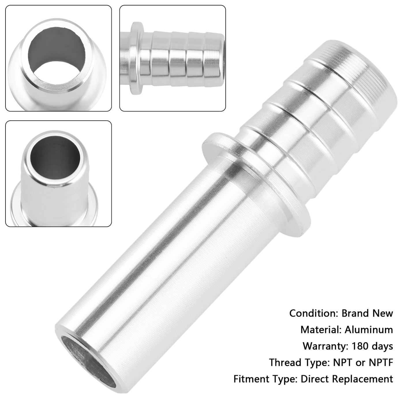 Raccordo porta tubo flessibile da 1/2"" per porta del vuoto Collettore di aspirazione per camion LS Freno posteriore Boost LQ4