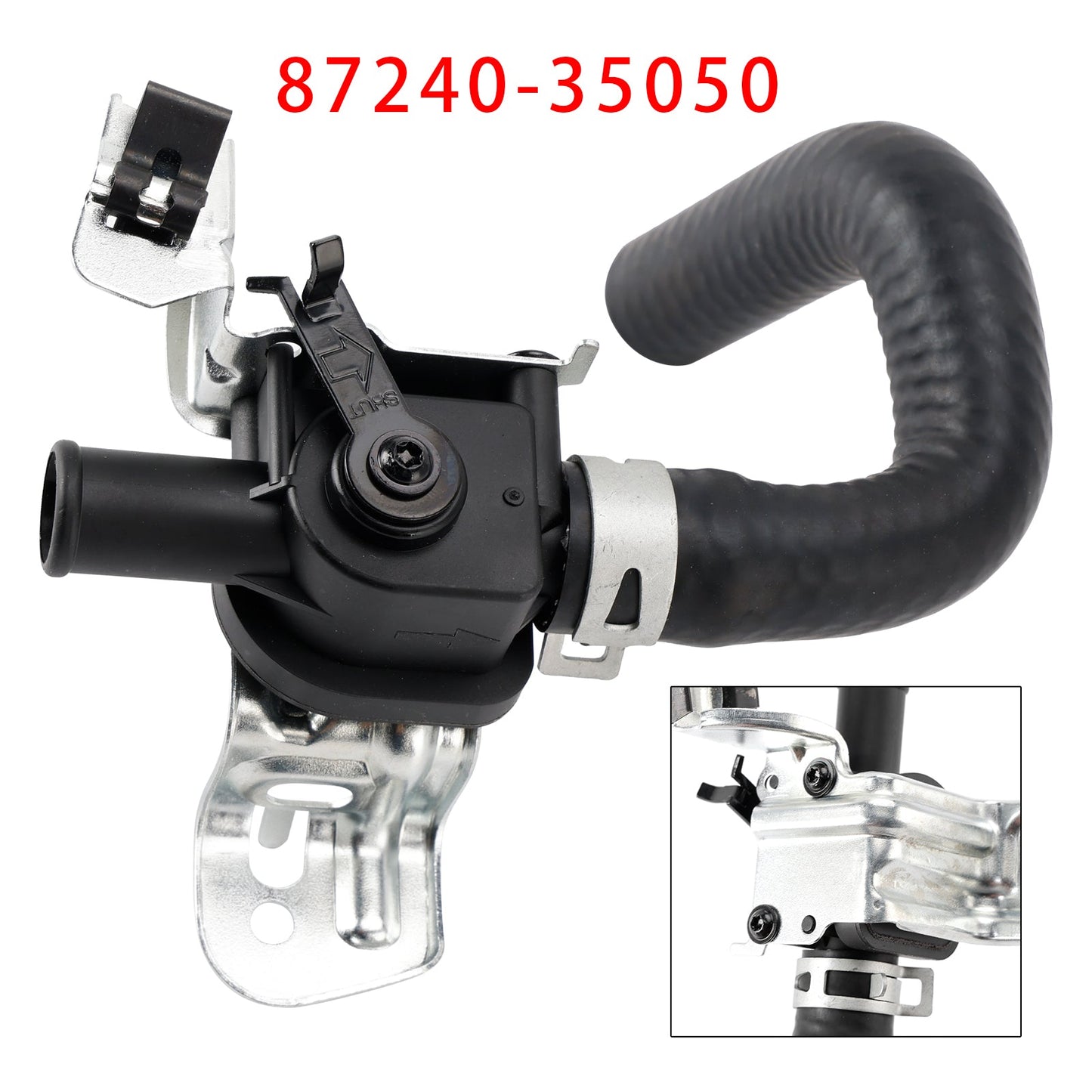 Valvola di controllo del riscaldatore HVAC con tubo di ingresso per Toyota 4Runner 2.7L L4 3.4L V6 1996-1998