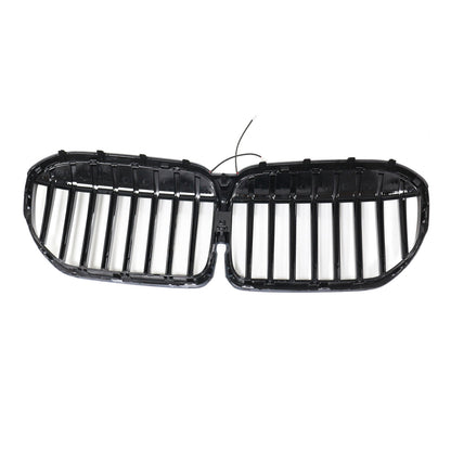 Griglia anteriore nera lucida a stecca singola per BMW Serie 7 G11 G12 2019-2022