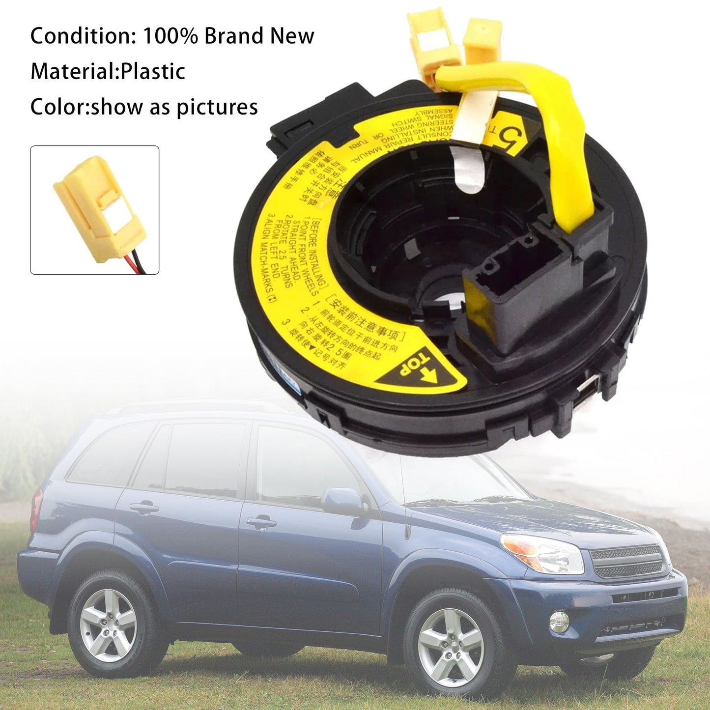 Molla dell'orologio del volante 84306-52020 per Toyota Echo 2000-2003