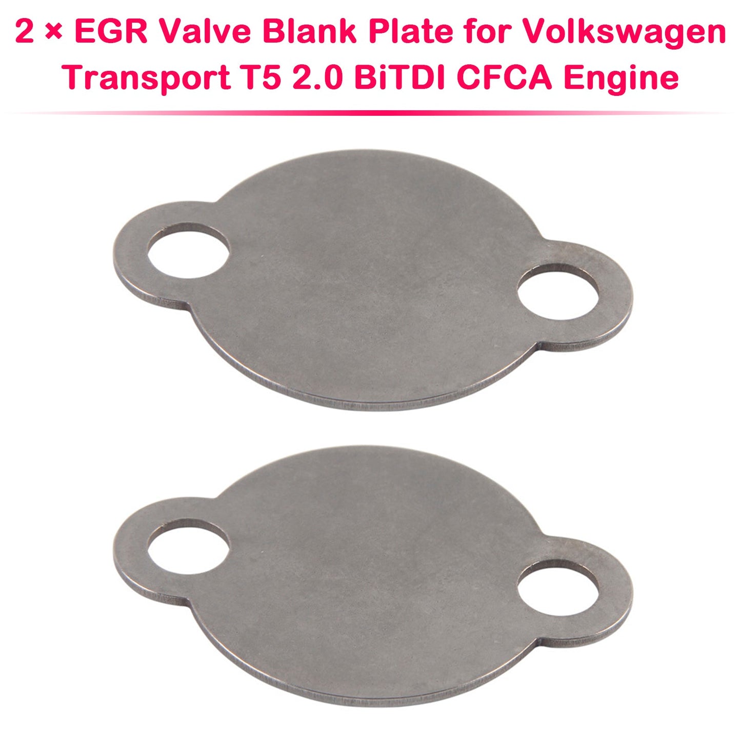 2 × Piastra cieca valvola EGR per motore Volkswagen Transport T5 2.0 BiTDI CFCA