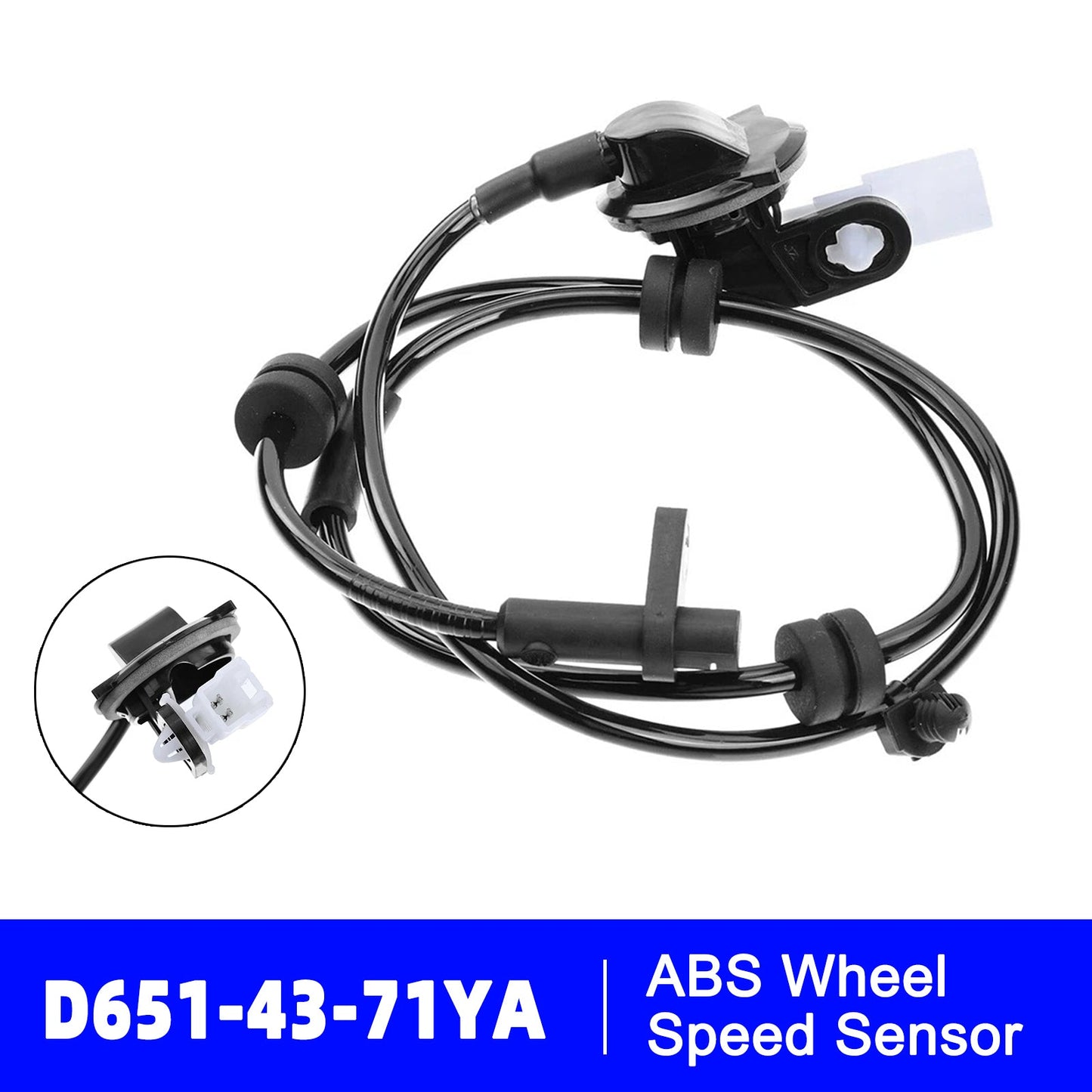Sensore di velocità della ruota ABS posteriore sinistra o destra D651-43-71YA per Mazda 2 DE DH