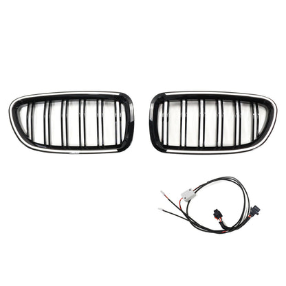 11.2009-02.2017 BMW Serie 5 F11 Touring Griglia paraurti a rene Griglia Nero lucido 51137203203 51137203204