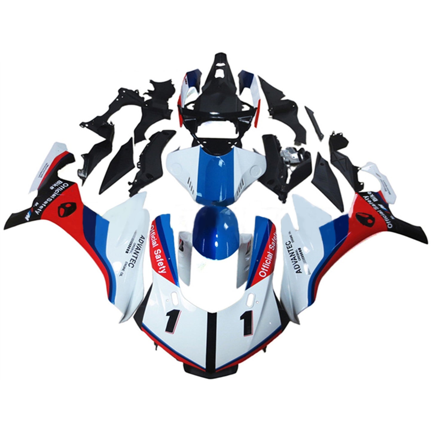 Kit carenatura BODYWORK ABS di plastica per Yamaha YZF 1000 R1 2015-2019