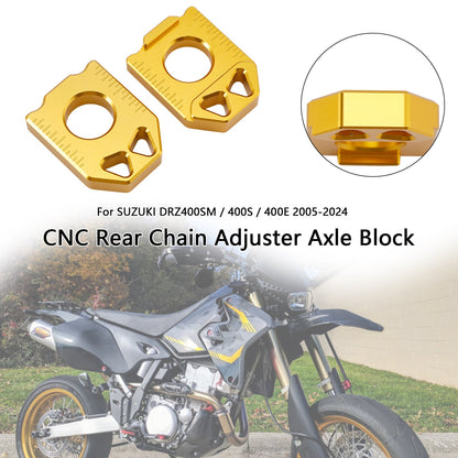 Blocco asse tendicatena posteriore CNC SUZUKI DRZ400SM 400S 400E 2005-2024