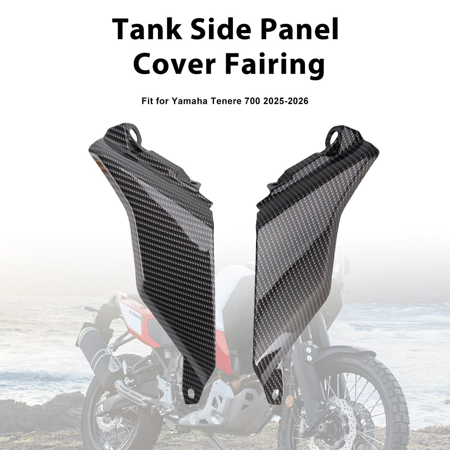 Copertura laterale del serbatoio/carenatura per Yamaha Tenere 700 2025-2026