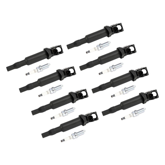 2012-2016 BMW M5 4.4L V8 8X Bobina di accensione + Candele UF592 0221504470