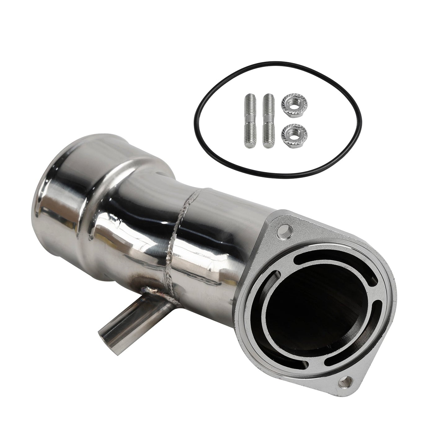 Avvisatore acustico di aspirazione da 3,5 pollici in acciaio inossidabile Duramax L5P GM 6.6L 2020-2022