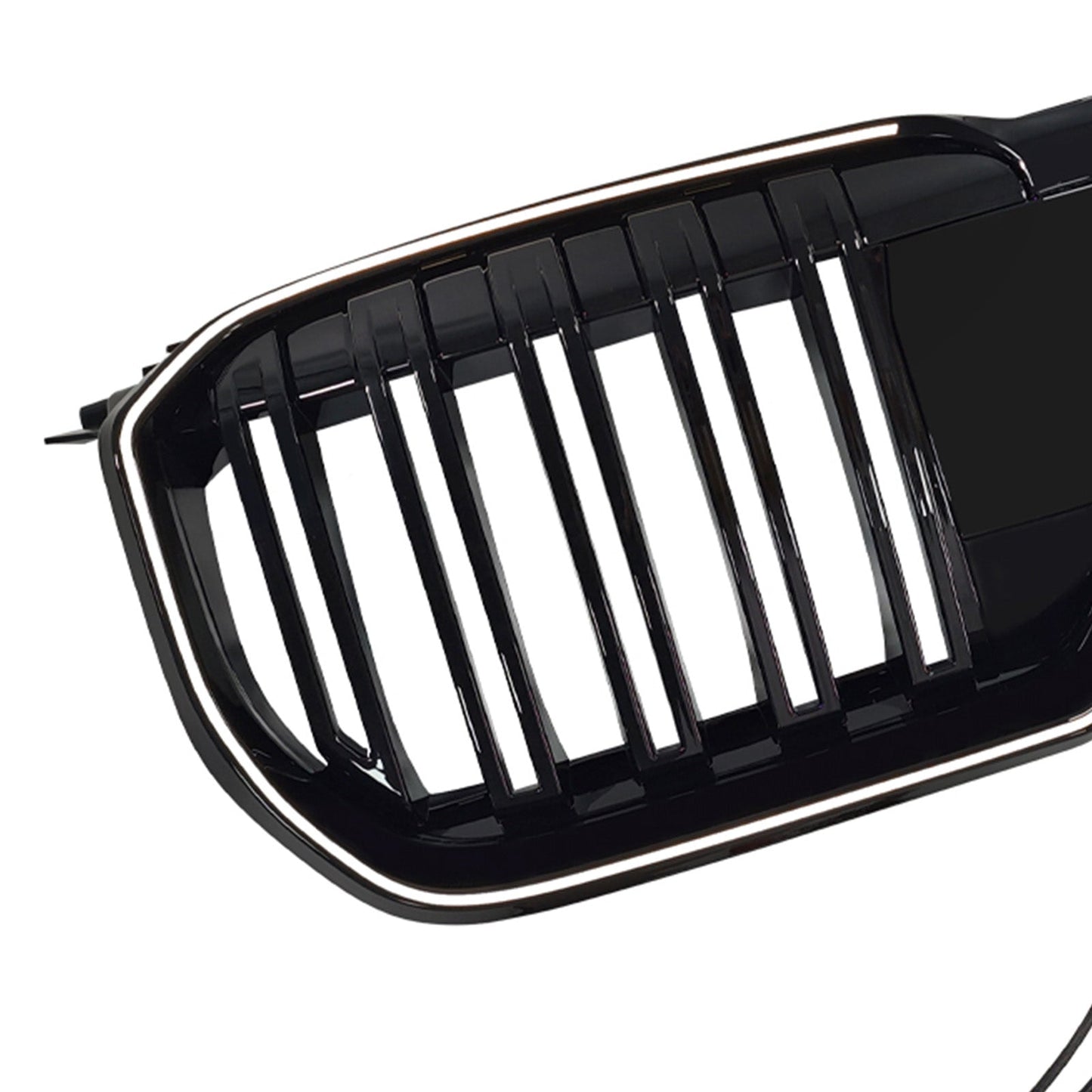 Griglia anteriore a doppio rene nera per paraurti, adatta a BMW X1 U11 U12 2023-2025