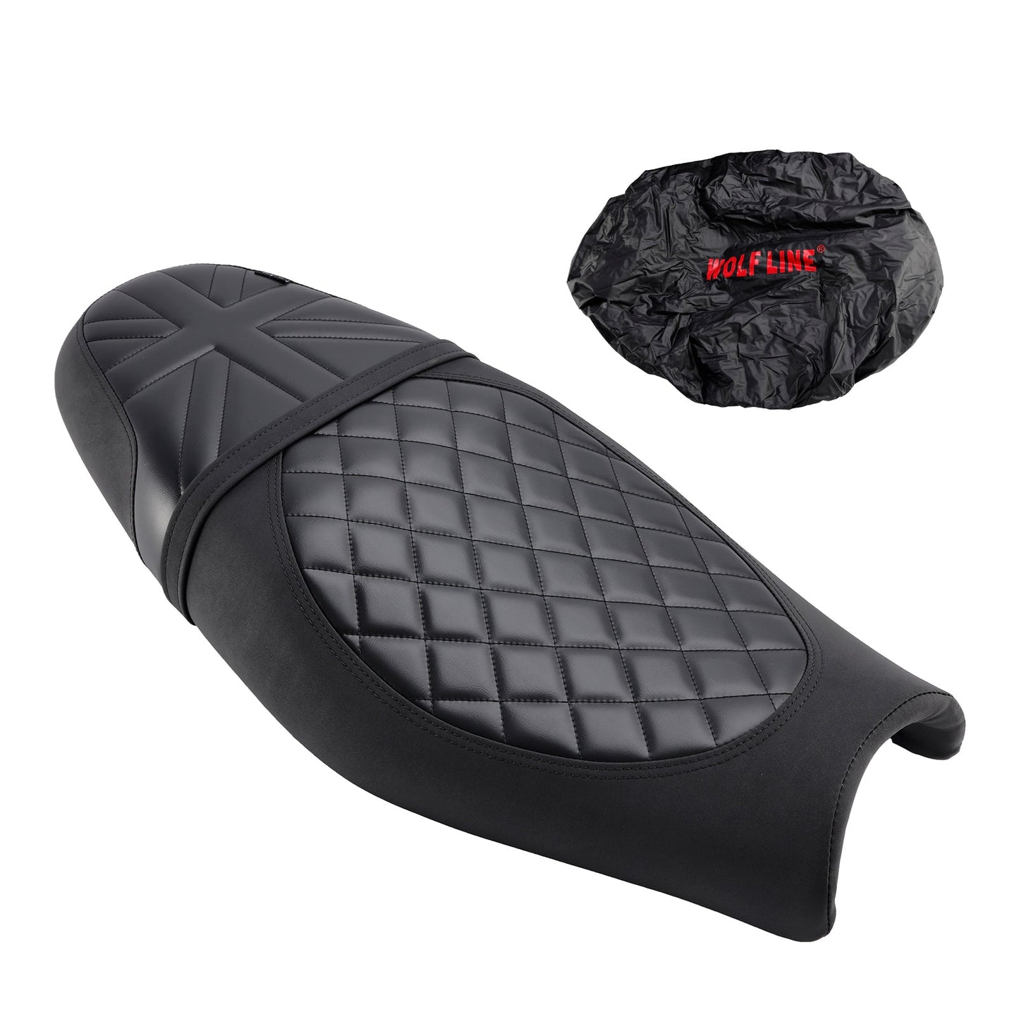 Cuscino sedile passeggero anteriore posteriore adatto per Triumph Street Twin 16-22 Speed Twin 900 23-