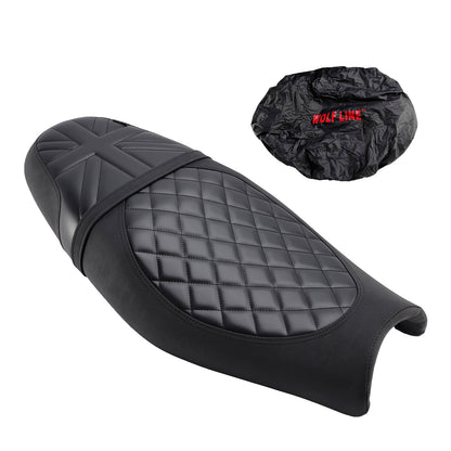 Cuscino sedile passeggero anteriore posteriore adatto per Triumph Street Twin 16-22 Speed Twin 900 23-
