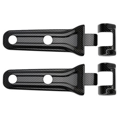 Rivestimento cerniera portellone posteriore in fibra di carbonio per Jeep Wrangler JL 2018-2024