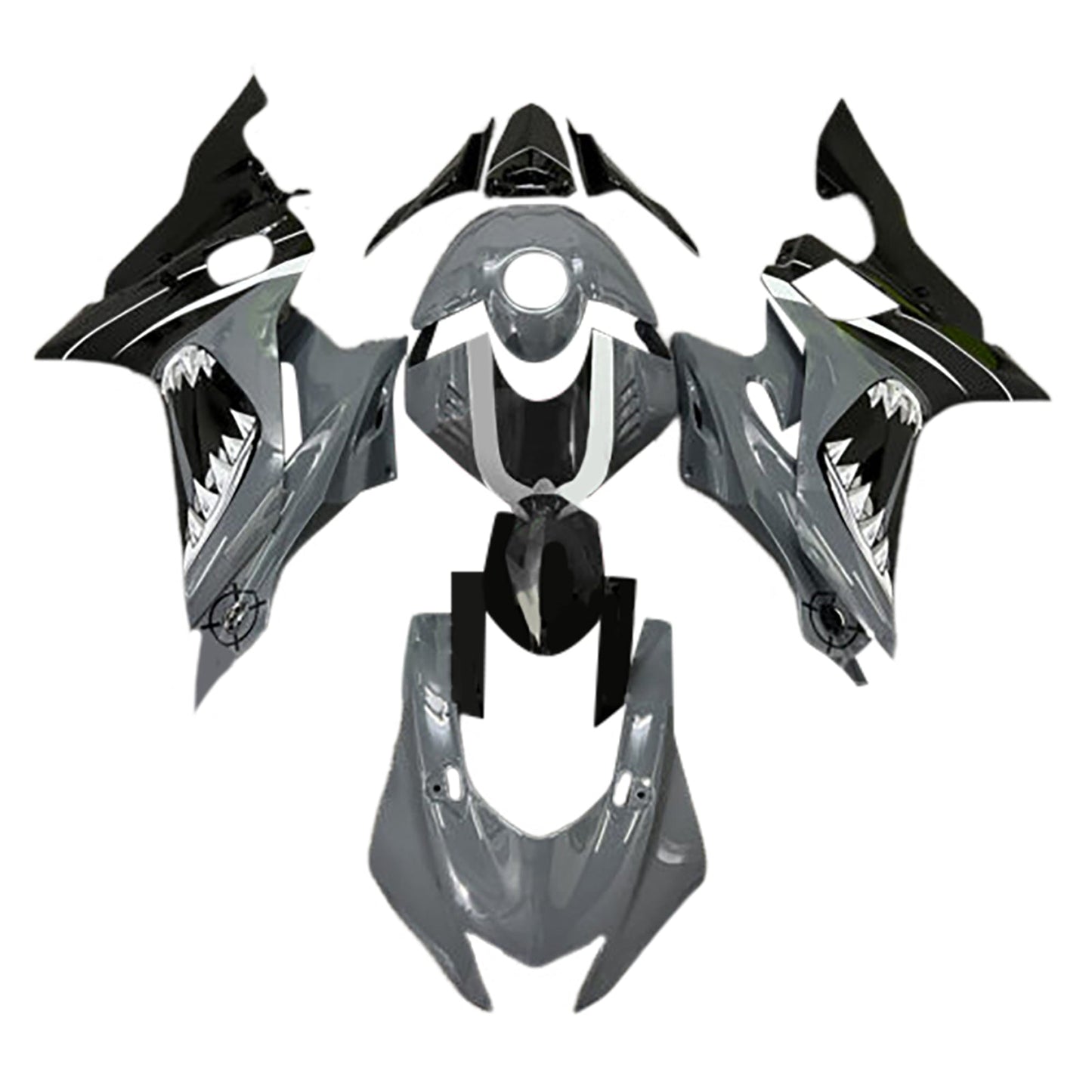 Kit carenatura iniezione plastica ABS per Yamaha YZFR6 YZF-R6 2008-2016