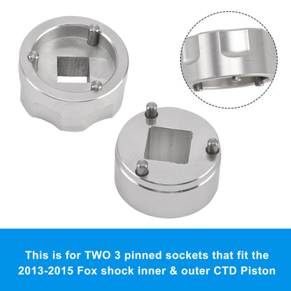 Set pistone CTD a 3 pin - Prese interne ed esterne 398-00-348 e 398-00-504 per Fox