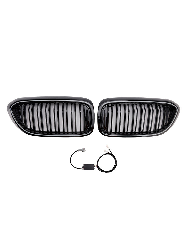 Griglia anteriore a doppio rene nera lucida per BMW Serie 5 G30 G31 2017-2020