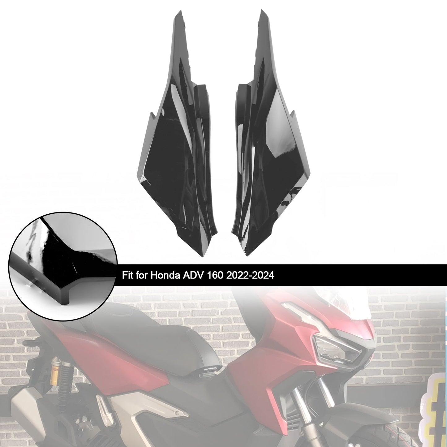 2023-2024 Honda ADV 160 Copertura del telaio laterale del sedile posteriore Carenatura del corpo