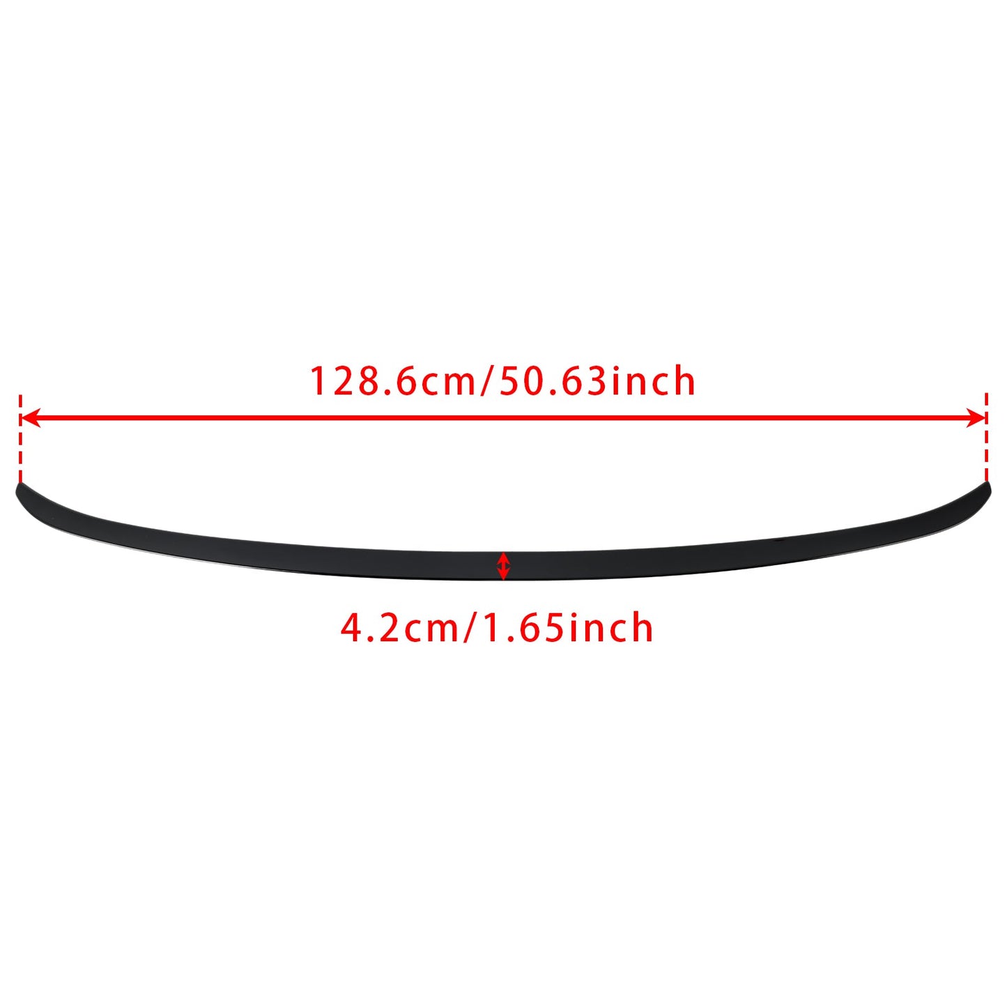Spoiler posteriore nero lucido per BMW Serie 5 G30 Berlina M5 Style 2017-2023