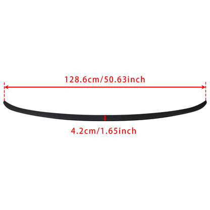 Spoiler posteriore nero lucido per BMW Serie 5 G30 Berlina M5 Style 2017-2023