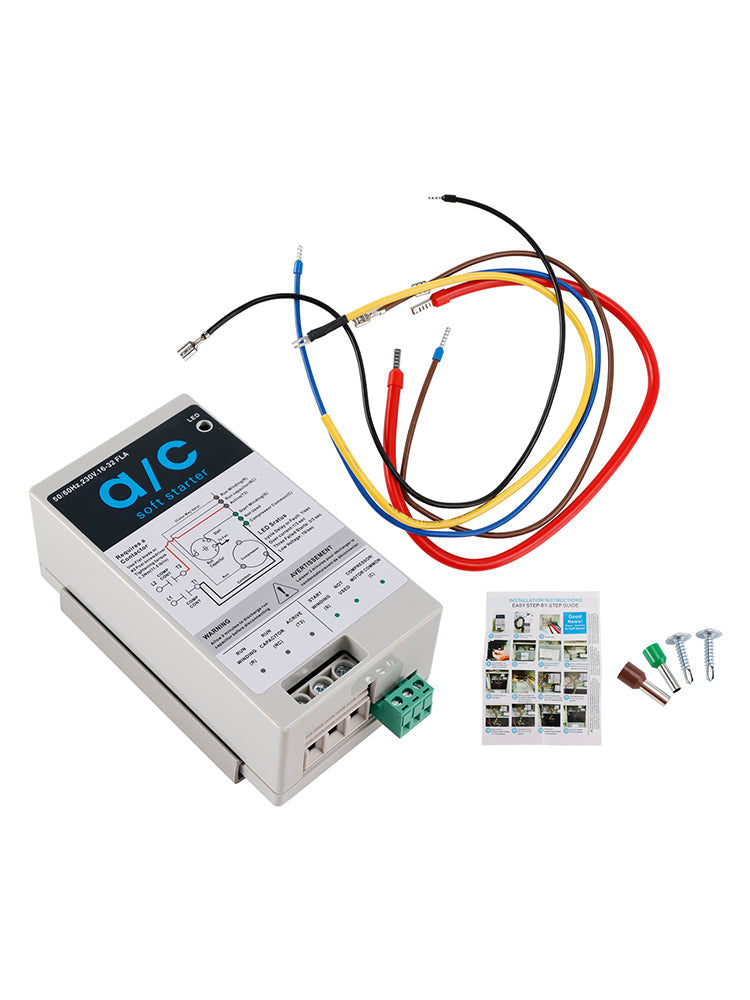 Avviatore graduale CA con protezione inversa del motore (16-32 A + kit di installazione)