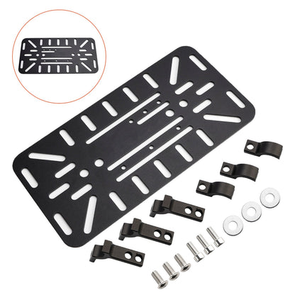 Kit staffa di montaggio universale per borsa laterale simmetrica nera per moto