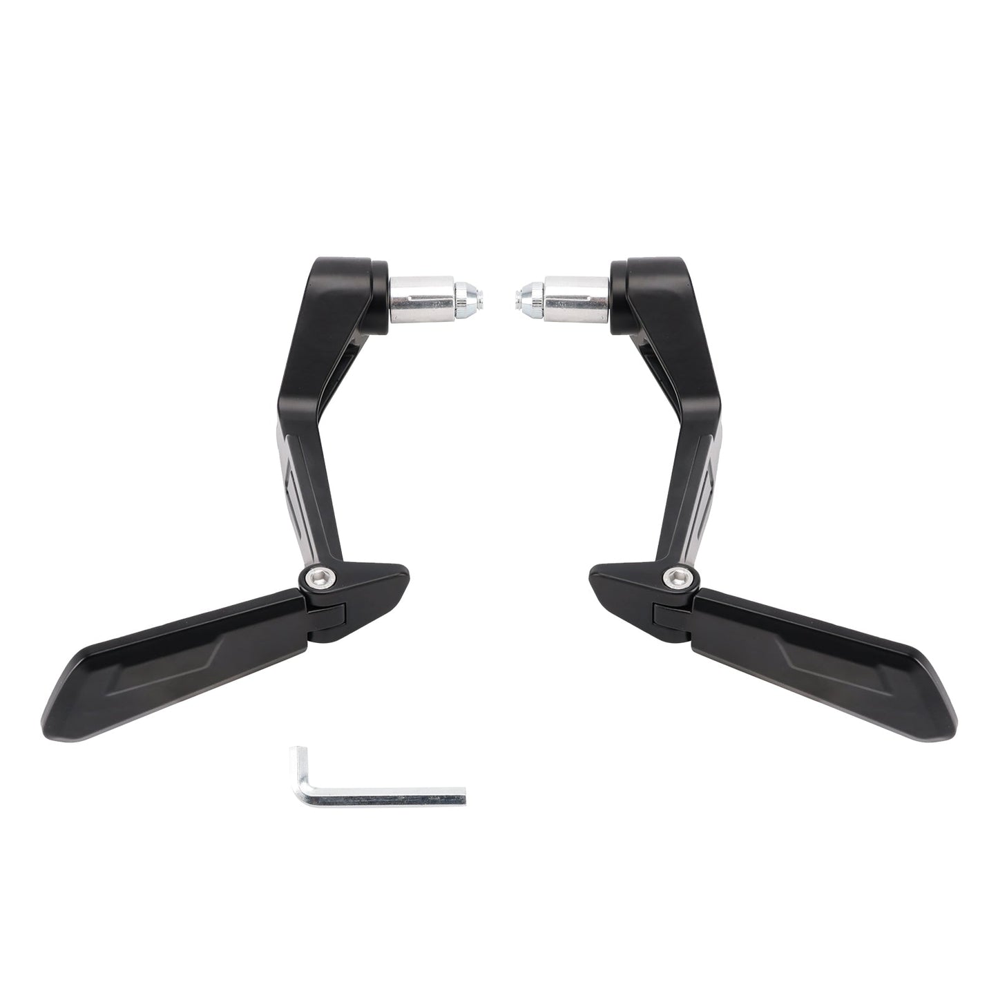 Coppia di protezioni per leve con specchietti retrovisori pieghevoli per mini moto da 22 mm
