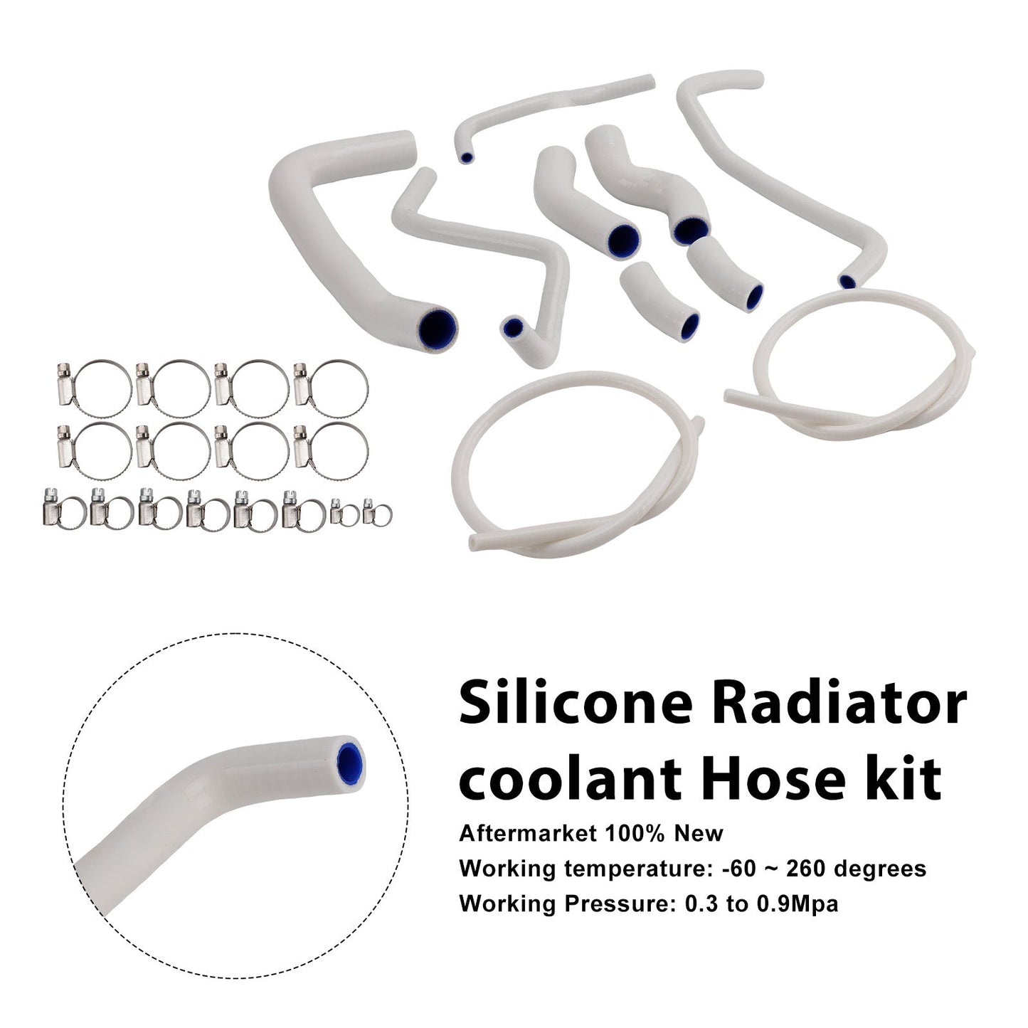 Tubo flessibile del liquido di raffreddamento del radiatore in silicone Suzuki SV 650 SV650 2016-2025