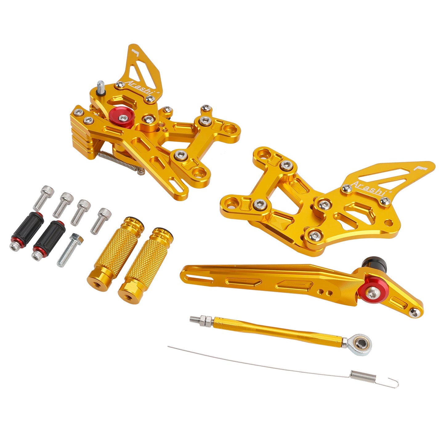 Pedane arretrate regolabili SP Racing per Honda CBR1000RR-R 2021-2025