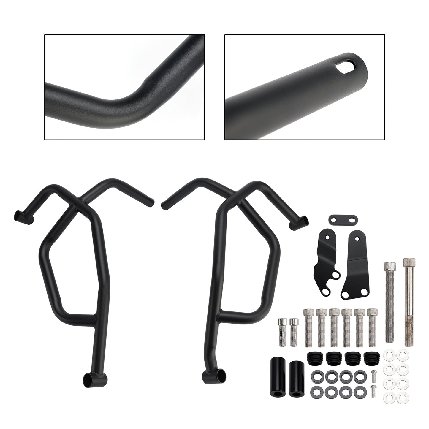 Barra di protezione inferiore per motore Yamaha Tracer 7 2021-2025, telaio in acciaio, colore nero