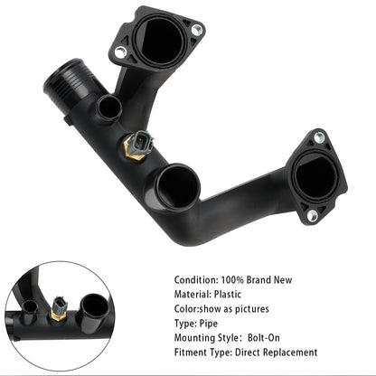 1997-2003 Jaguar Vanden Plas XJ8 e XK8 Coperchio termostato Tubo di scarico con sensore