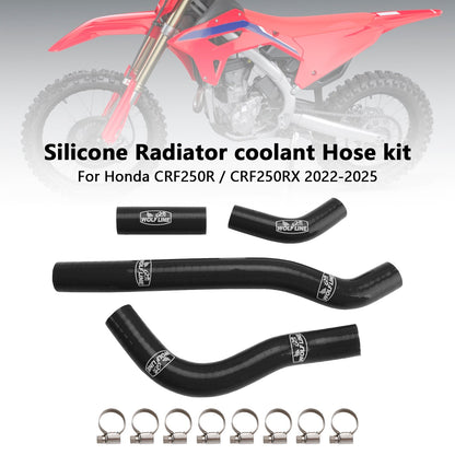 Tubo flessibile del liquido di raffreddamento del radiatore in silicone Honda CRF250R CRF250RX 2022-2025