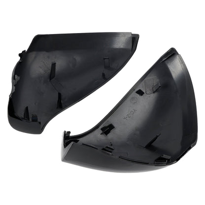 07/2006-05/2015 Peugeot 207 Hatchback Calotte specchietti laterali Alloggiamento retrovisore Nero brillante 9680194877 Generico