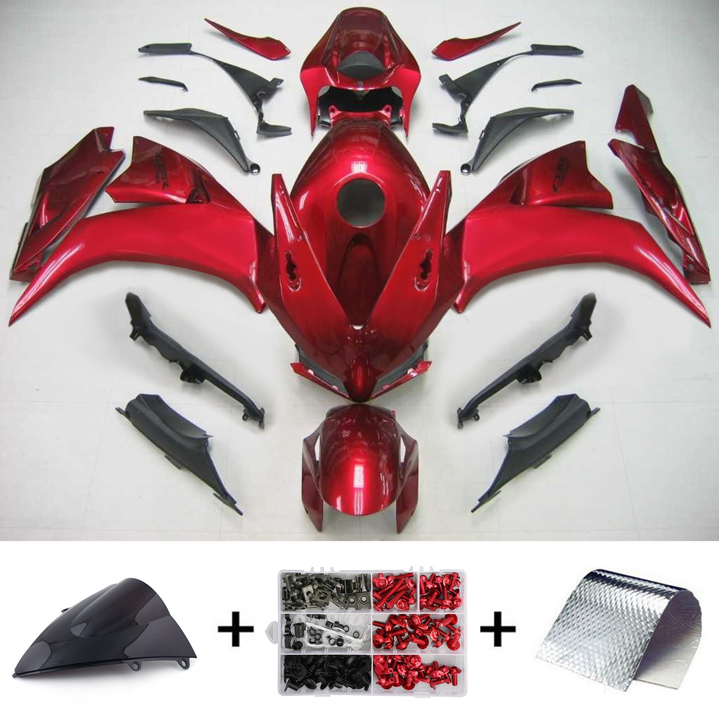 Kit carenatura Bodywork ABS di plastica per Honda CBR1000RR 2012-2016