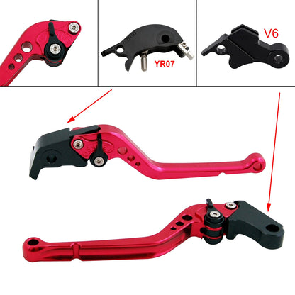 Leva frizione freno lunga adatta per YAMAHA XSR900 XSR900GP MT-09 MT-09SP 2024-2025