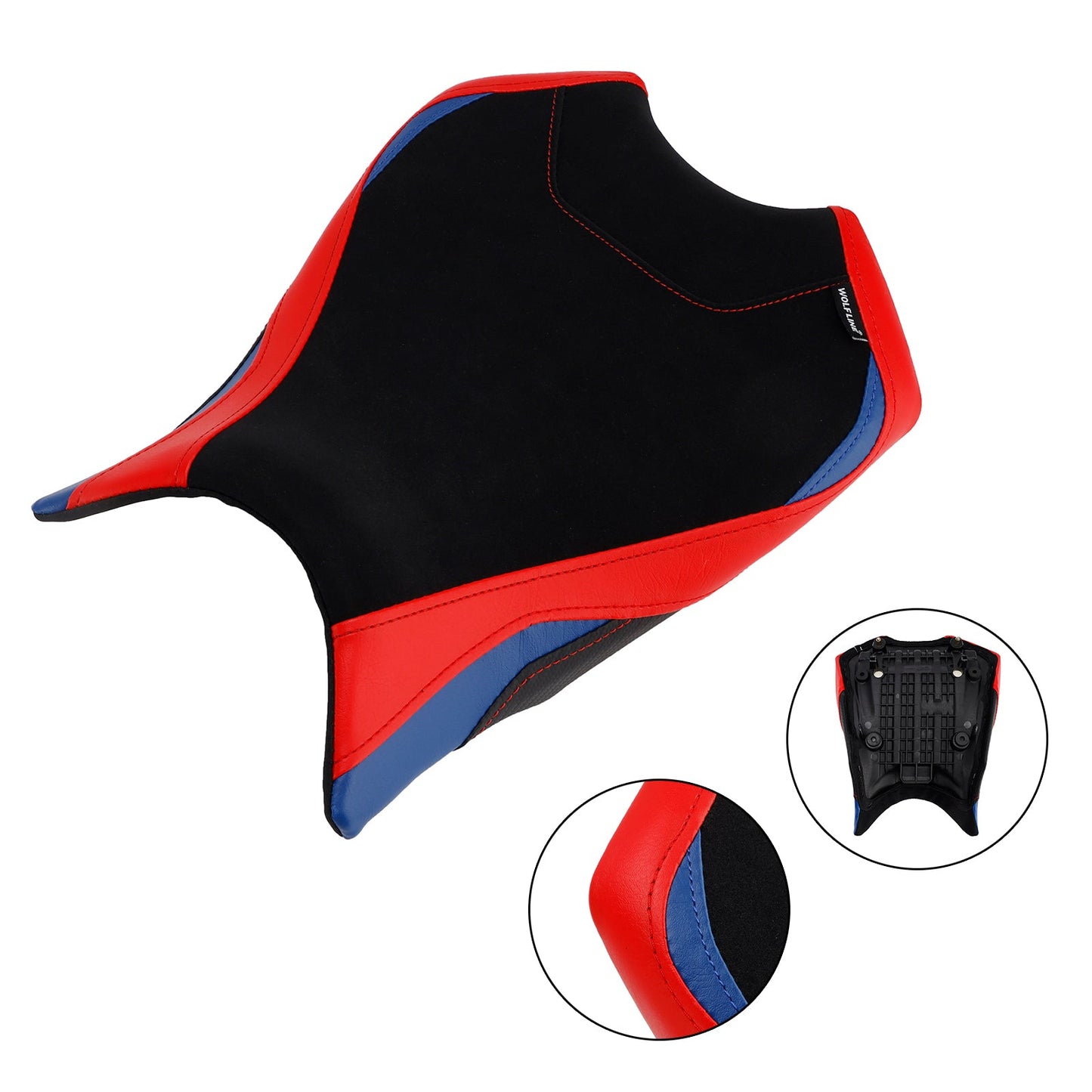 Cuscino inferiore per sedile anteriore Raider Honda Cbr250Rr 2017-2025, nero